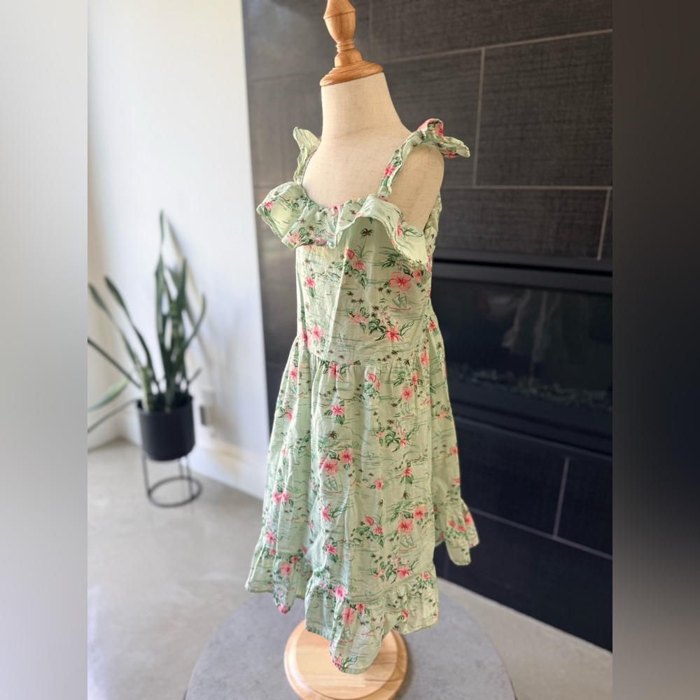Janie and Jack Mint tiki Dress - Picture 3 of 7